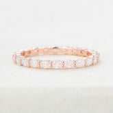 1.32 CT Oval Shaped Moissanite Full Eternity Wedding Band 1